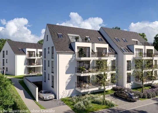 Haus im Haus 149 m² Wfl, 4-5 ZW. Mitten im Herzen Fellbach-Oeffingens erstellen wir für Sie zwei stilvolle MFH. Ein 17…