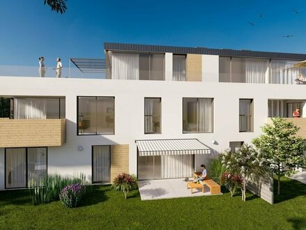 Moderne Neubauwohnung 3 Zi.mit Balkon unverbaubarer Ausblick in KFW 40 Bauweise mit Förderung in bester Halbhöhenlage v…
