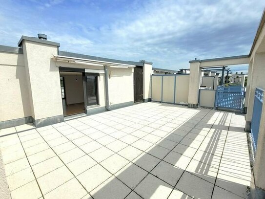 Sonnige 40m² Dachterrassenwohnung mit 95m² Wohn-/Nutzfläche