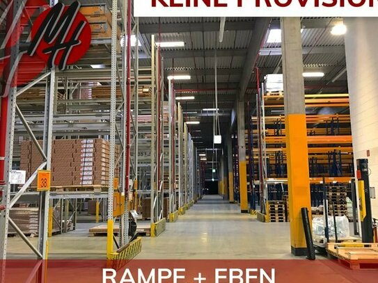 KEINE PROVISION - RAMPE + EBEN - Lager-/Produktion (4.500 m²) mit Büro zu vermieten