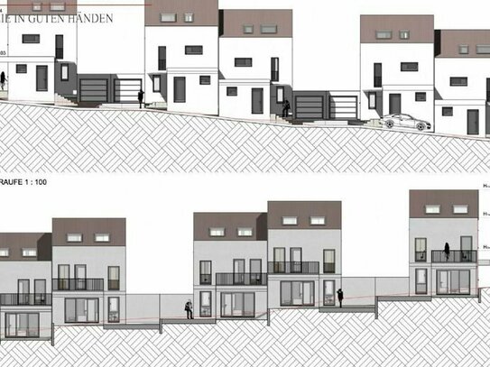 Grundstück mit Baugenehmigung, Neubau von 2 Doppelhäusern und einem Einzelhaus in Weiherhof/Zirndorf