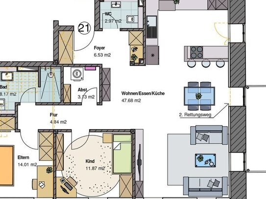 Baubeginn erfolgt! Tabakmanufaktur Dielheim Wohnung 21 - EG ***inklusive attraktiver Steuerabschreibungen***