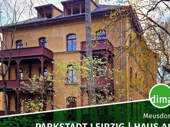 NATUR PUR - Erstbezug der Parkstadt Leipzig mit Süd-Balkon, Parkett, Stellplatz, Keller, Lift u.v.m.