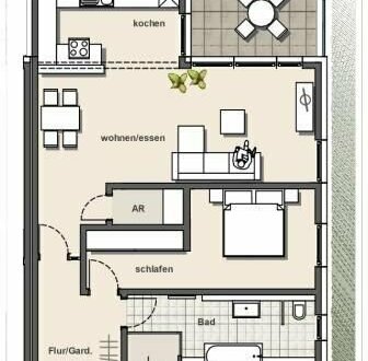 Soest - Neubau Erstbezug 3 Zimmer im Erdgeschoss!