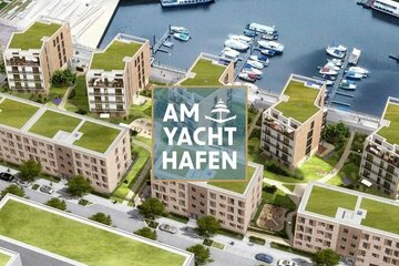 Am Yachthafen: 3-Zimmer-Wohnung mit EBK, Balkon, Stellplatz