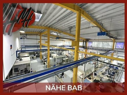 KEINE PROVISION - Produktion (850 m²) mit Service (150 m²) & Mezzanine (250 m²)