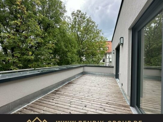 Luxuriöses DG-Wohnung im Waldstraßenviertel mit Dachterrasse I Ruhige & grüne Lage! I Bezugsfertig!