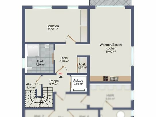 METTLACH: NEUBAU - 72 m² Wohnung - MIT WÄRMEPUMPE! -