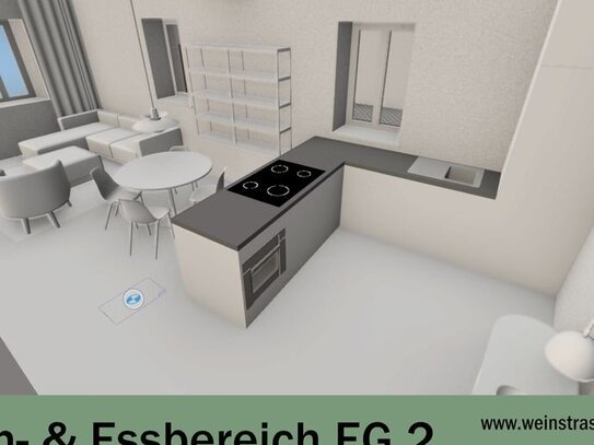 kernsanierte 2-Zimmer Wohnung - Erstbezug-