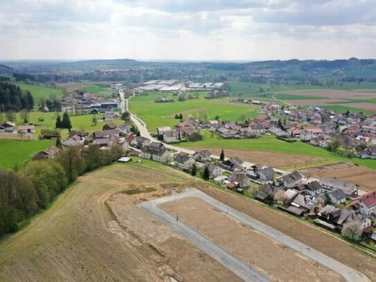 Ohne Bauzwang: Baugrundstücke mit Traumblick im Landkreis Staubing-Bogen! Voll erschlossene Grundstücke in Hunderdorf/W…