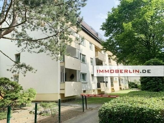 IMMOBERLIN.DE - Sehr freundliche Wohnung mit Westloggia + Pkw-Stellplatz in angenehmer Lage