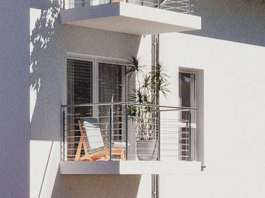 WE03 - Eigentumswohnung mit 3 Zimmern, Balkon und Blick ins Grüne (Zahlbar nach Fertigstellung)