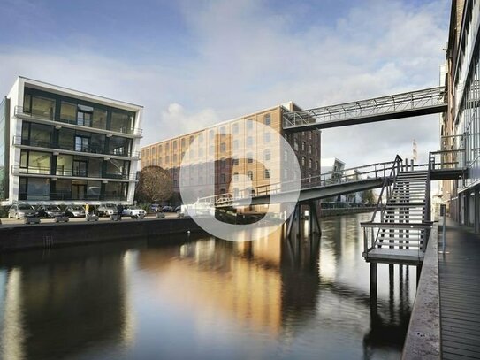 Channel Hamburg: Moderne Büroflächen direkt am Wasser mit Ausblick zu vermieten!