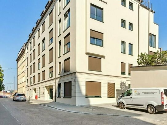 Neubau - Wunderschöne offen modern geschnittene 3-Zimmer-Wohnung mit Balkon im Dreimühlenviertel