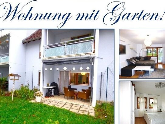 * Modernisierte 3-Zimmer-Wohnung mit eigenem Gartenanteil *