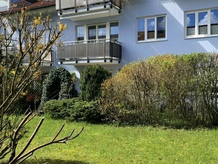 ruhig gelegene 3-Zi-Wohnung im Erdgeschoss im Süden von Prien