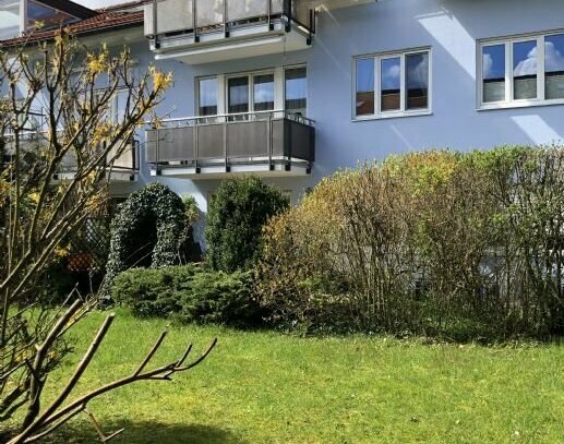 ruhig gelegene 3-Zi-Wohnung im Erdgeschoss im Süden von Prien