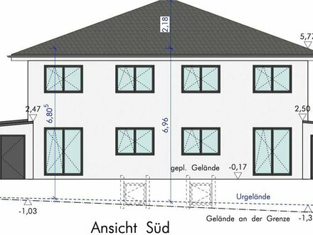 Neubau: Doppelhaushälfte in Parkstetten - voll unterkellert und mit Garage