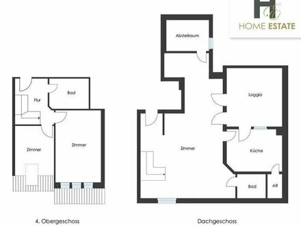 Herrschaftlicher Dachtraum mit großer Dachterrasse