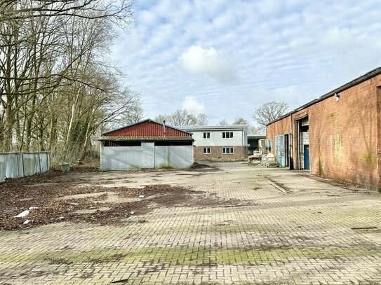 Magellan Real Estate: Lager- und Produktionsliegenschaft bei Bremen / Stuhr / A1 auf 2.795 qm Gewerbegrundstück