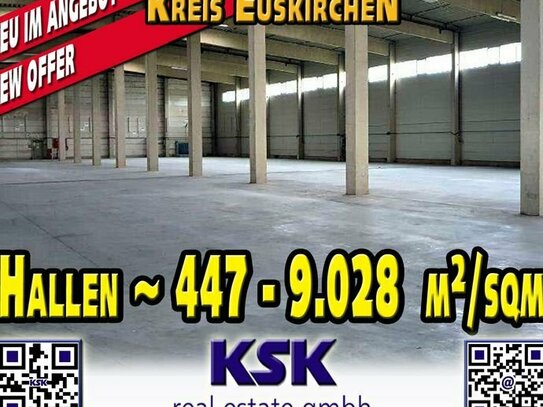 Flexible Größeneinteilung: Produktion, Lager, ab ~447 m²/sqm - 9.028 m²/sqm