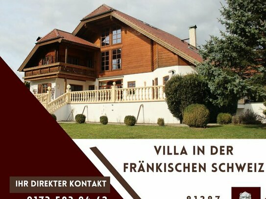 Außergewöhnliche Villa in der Fränkischen Schweiz - vielerlei Nutzungsmöglichkeiten