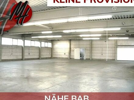 KEINE PROVISION - SCHNELL VERFÜGBAR - Lagerflächen (1.100 m²) mit kleinen Büro-/Sozialräumen