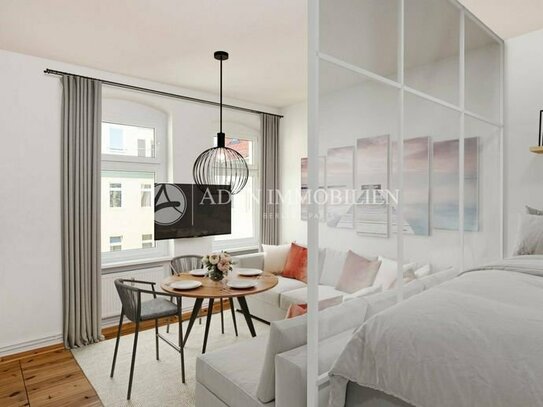 Sofort verfügbar in Friedrichshain: RENOVIERTE 1-Zimmer-Wohnung mit Einbauküche.