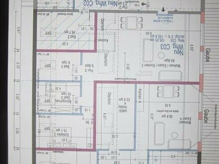 Neubau Ausbau des Dachgeschosses 2-Zimmer DG-Wohnung mit Gartenanteil Whg. CO2