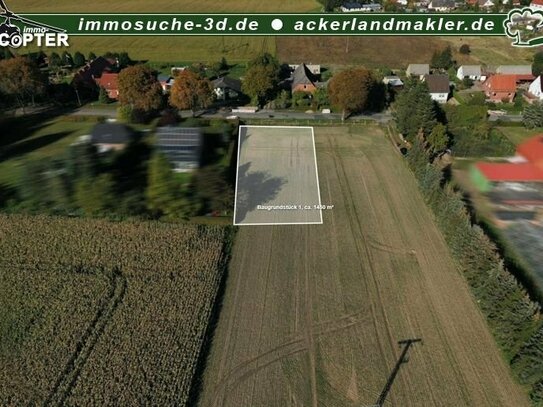 Schönes Baugrundstück in Pokrent - ca. 1.450 m² - Baulücke im alten Ort