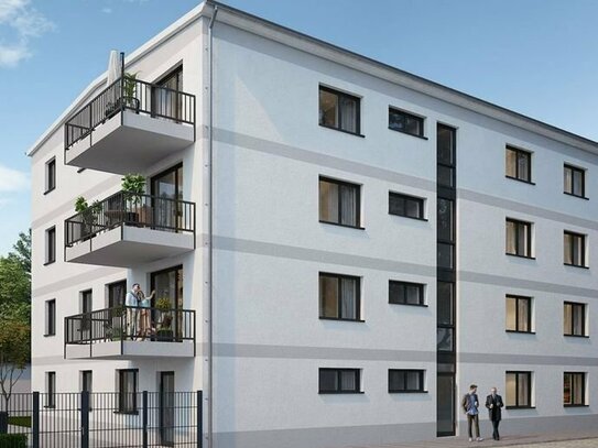 Moderne 70 m² Neubau-Etagenwohnung mit Balkon Kfw-Förderung!!!