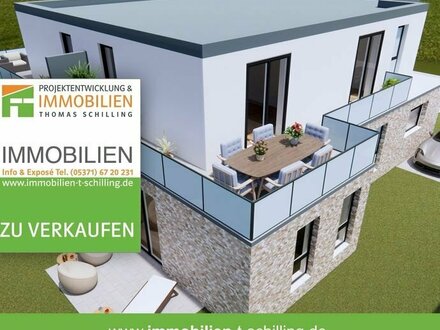KUBUS NEUBAUPROJEKT 2024 in Braunschweig • 3 Zimmerwohnung mit Pkw-Stellplatz & mit Gartenanteil