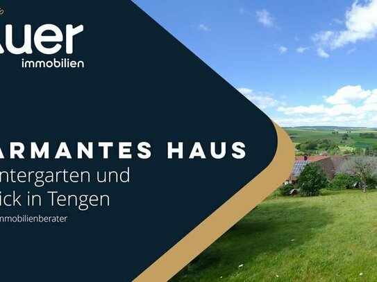 Charmantes Haus in Tengen mit Wintergarten, Balkon und Weitblick - Perfekt für Familien