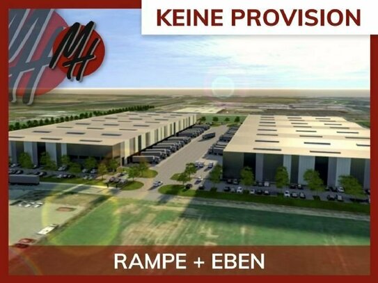KEINE PROVISION - NEUBAU - Lager-/Logistikflächen (18.000 m²) & optional Büro zu vermieten