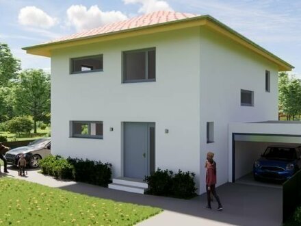 Neubau eines EFH in ruhiger Lage mit sonniger S-W-Ausrichtung