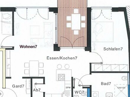 Neubau 3 Zi.-ETW in ruhiger Innenstadtlage mit Tiefgarage