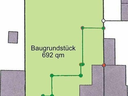 Kombipaket - Baugrundstück mit Doppelhaushälfte zu verkaufen