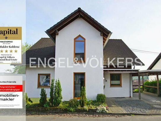 Ökologisch erbautes Einfamilienhaus mit Einliegerwohnung in Melsbach mit Fernblick