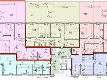 Schöne Bürofläche im Neubau ca. 104 qm (1.OG hinten links)