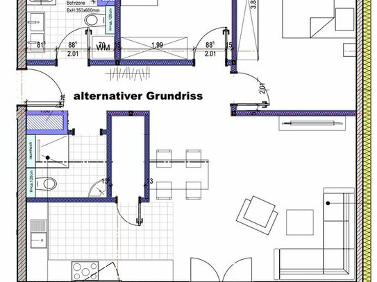 3 ZW - mit Süd-Balkon - 2.OG - ruhig, perfekte Raumaufteilung - Kinderzuschuss, KfW-Förderung plus 5% Steuerabschreibung