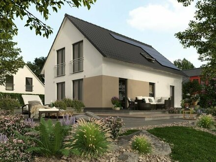 Wir errichten Ihr Traumhaus auf ihrem Grundstück – solide, stilvoll, mit Satteldach! - Förderfähiges KfW40 Haus