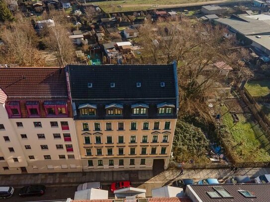Denkmalgeschütze Etagenwohnung -6 Räume- in Gründerzeitgebäude mit Blick ins Grüne & Parknähe