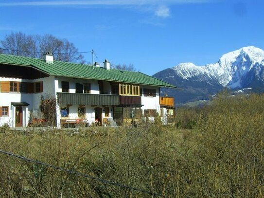 TOP-Sanierte Zwei-Zimmer-Wohnung in traumhaft schöner Einzel-Lage in Ramsau/Berchtesgaden