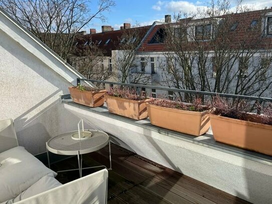 Dachgeschosswohnung mit Dachterrasse und Loggia