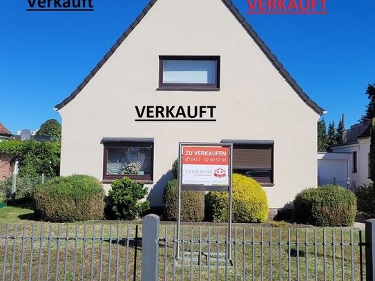 VERKAUFT Freistehendes Einfamilienhaus in Osterholz