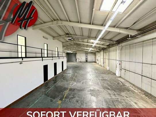 SCHNELL VERFÜGBAR - Lagerflächen (700 m²) & Büroflächen (300 m²) zu vermieten