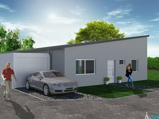 Provisionsfrei - Bungalow als Neubauvorhaben mit Garage und Grundstück