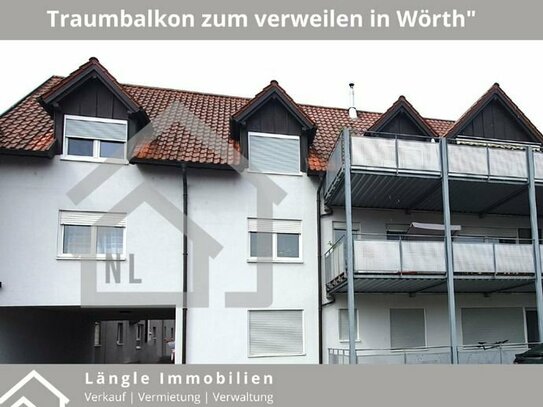 "Perfektes Zuhause mit Aussicht: 4 ZKB mit Traumbalkon zum verweilen in Wörth"