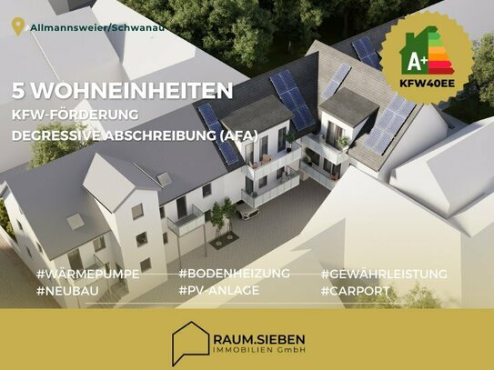 Ideal für Kapitalanleger * 5% Degressive-Afa * Neubau 2024 * KFW40+ Förderung * Allmannsweier