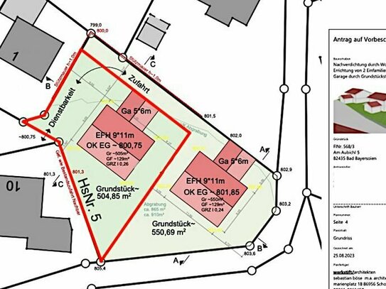 Sonniges, voll erschlossenes Baugrundstück für ein Einfamilienhaus